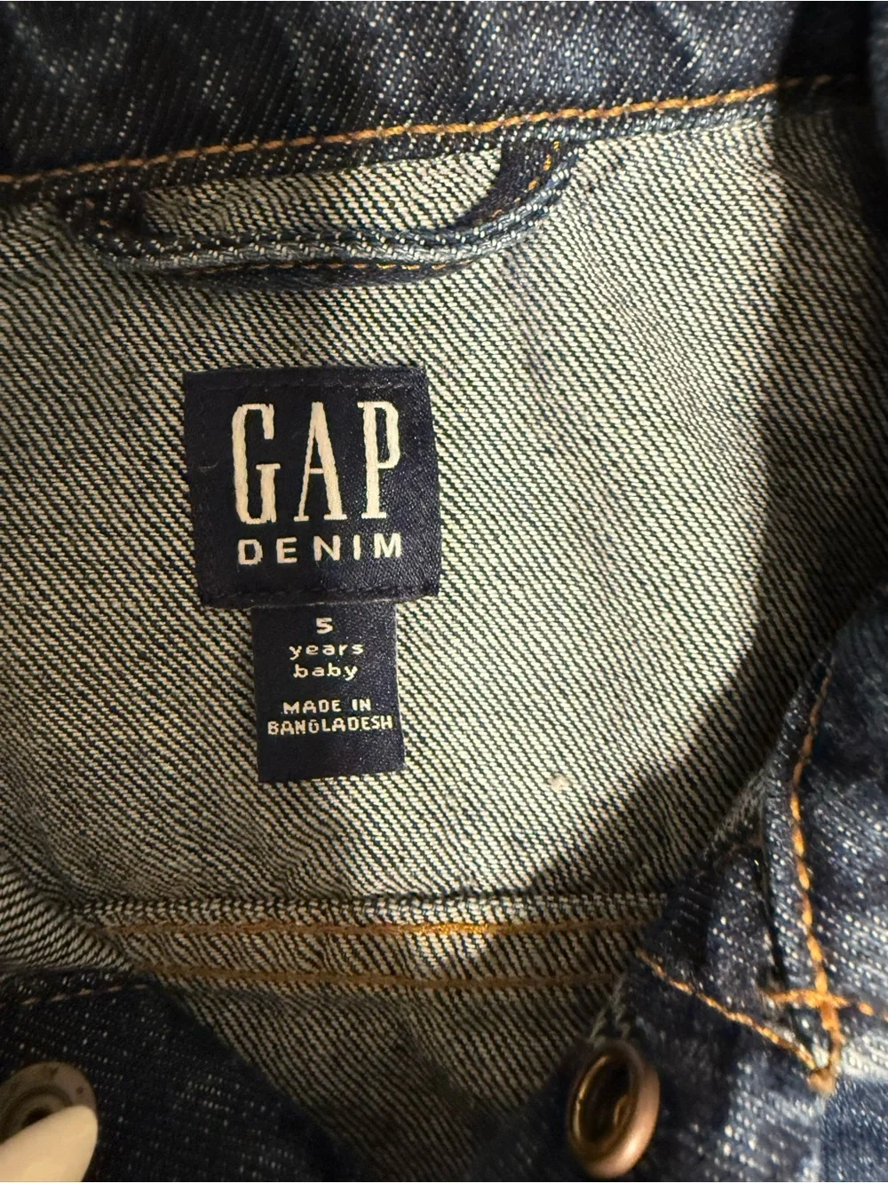 GAP Kids Indigo Blue Denim Jacket